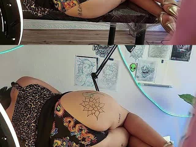 Immoral tattoo artist licks his clients' twats