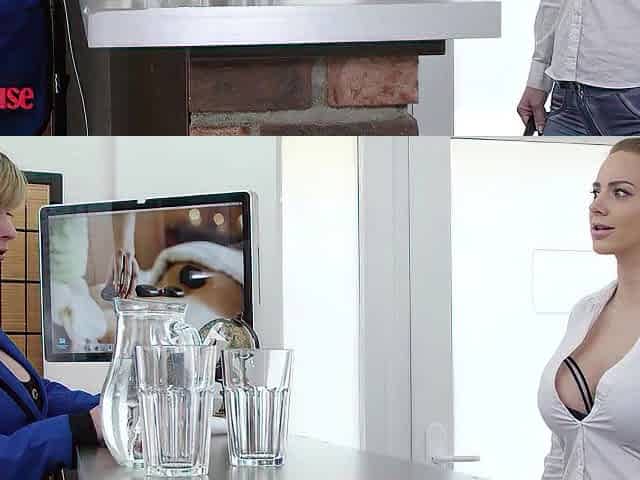ADULTMOBILE - DOG ABODE - Jenny Wild, Stanley Johnson - Full Service Massage Vol. 8 Scene two