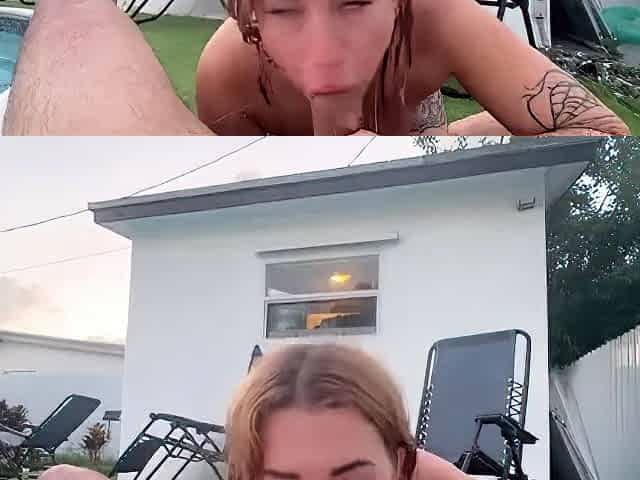 PearlCockGuy - Fucking In The Pool with This Petite Slut