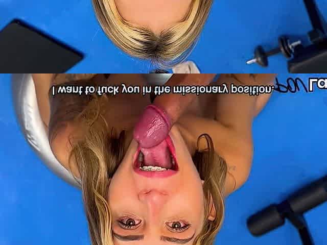 Tattooed Blonde Latina Works Out By Doing Squats On A Hard Cock - Povlatingirl
