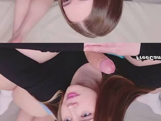 Deepthroat Slut Sucks It Balls-Deep and Begs for More