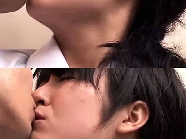 Japanese teen blowjob with creamy mustache