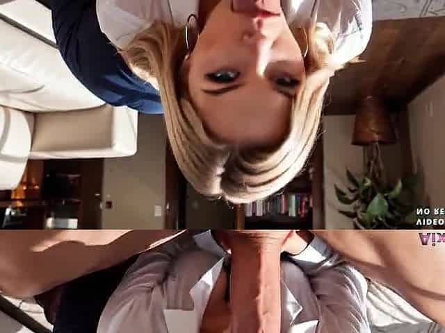 A hawt secretary gets banged hard by her boss. Cum in her vagina, face, throat, and titties. (AI-Generated Clip)