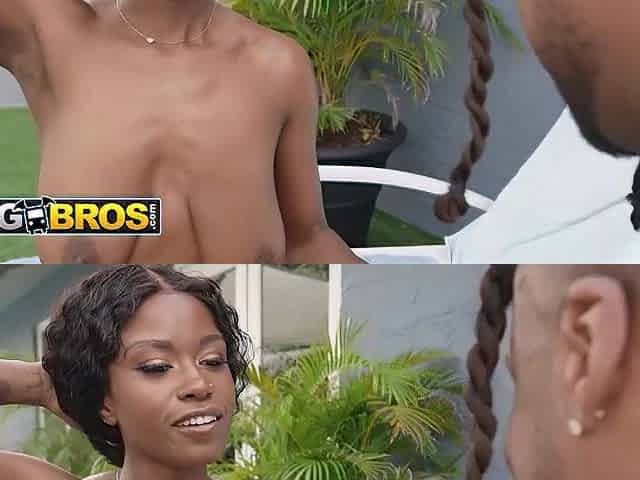 BANGBROS - Jezabel Vessir Entreats Her Neighbour For Anal After This guy Oils Her Body And Fingers Her Vagina