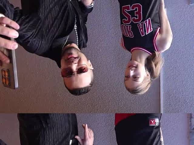 I meet a cute basketball player and bang her on the street