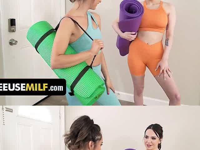 Large Ramrod Yoga Trainer Invents The Free Use Yoga Asana - U Have To Ignore Being Shagged Vigorously