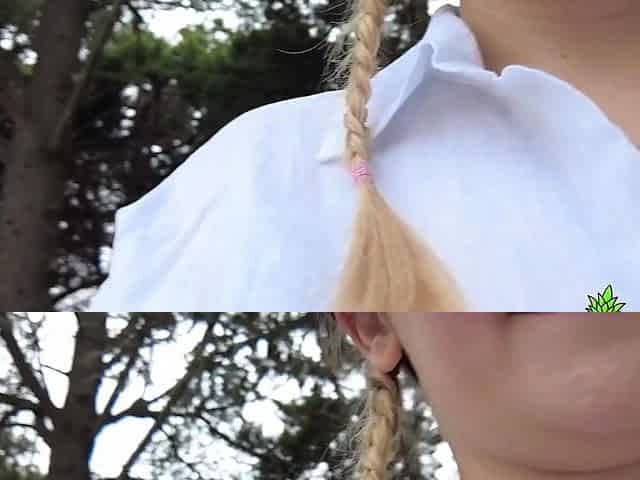 Curly Blonde Teen Records Solo Dildo Masturbation More at