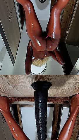 I Couldn't stop Squirting on his Penis (Solo Masturbation)