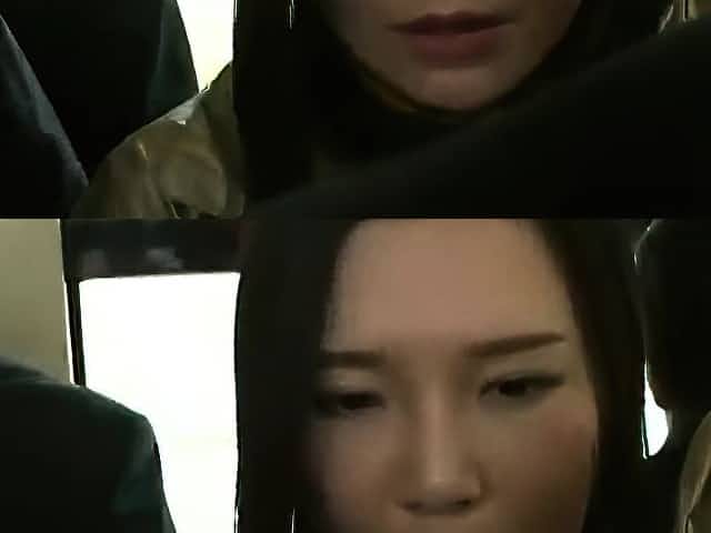 Bottomless Japanese nurse sixtynine blowjob in public