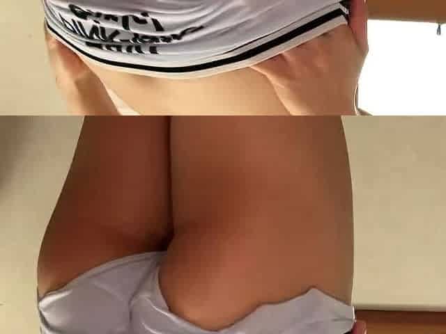 Small titted teen amateur rides dong and she loves it