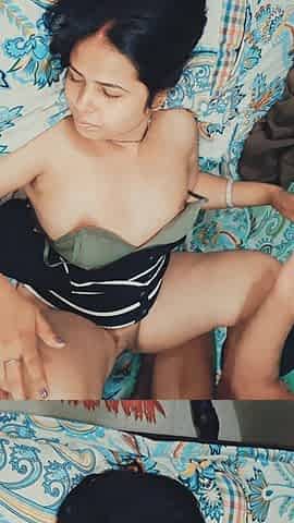 Brown Ass Indian Bhabhi Got Surprise Cumshot on Her Ass