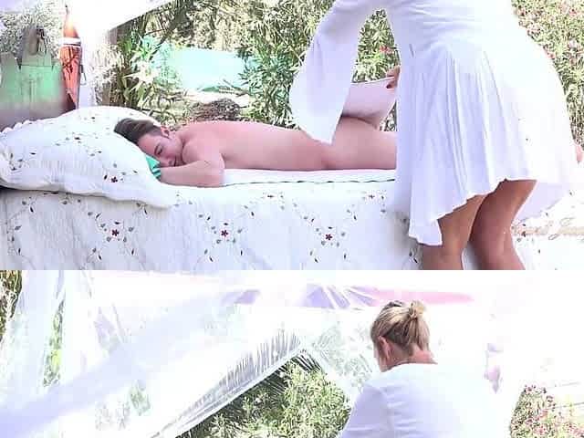 Aunt Judy's XXX - Breasty Older Masseuse Mrs. Molly Gives a Cheerful Ending