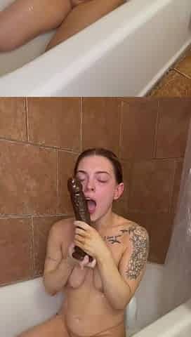 Shower Throat/anal Training