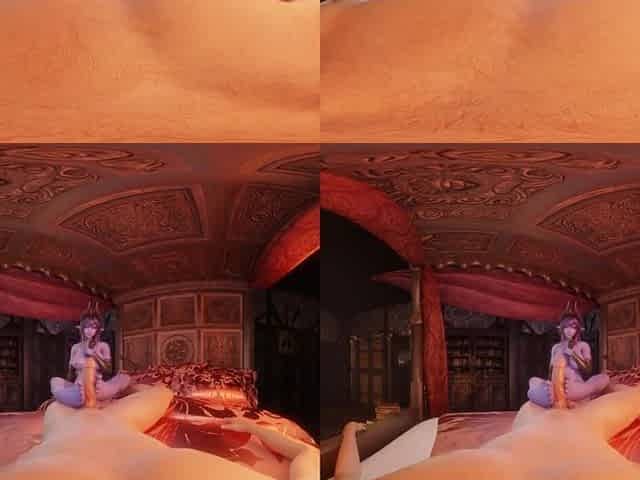 Succubus Footjob VR