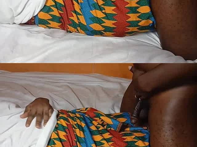 Afro 18yo student and teacher enjoying themselves