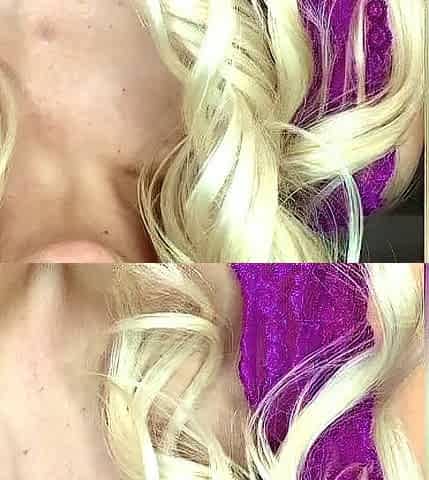 Horny big boobed fat chubby busty blonde