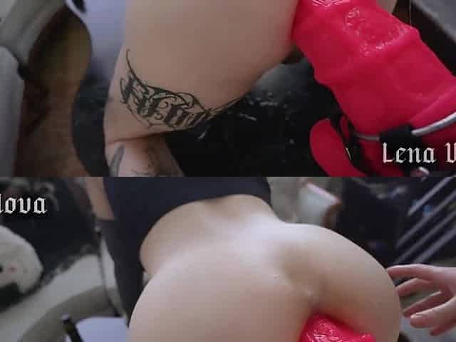 Eris Nova's Twat Destroyed & Gaped by Lena Vesper W/ Massive Vibrator and Fisting