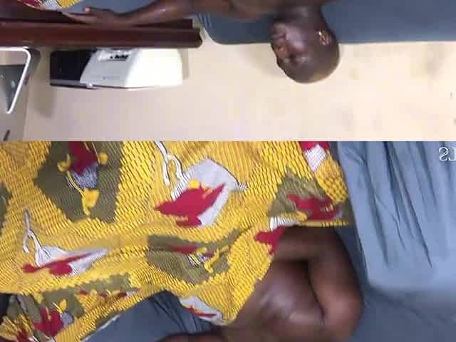(HXS) THAT BABE COULDN'T HOLD HERSELF WHEN THAT BABE SAW MY EBONY SKIN BODY