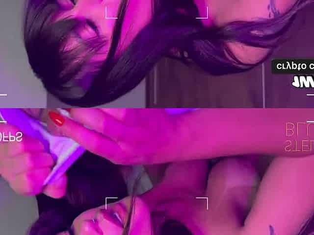 Busty black-haired with phat baps gave me a PERFECT wet blowjob, drank my spunk and was horny!