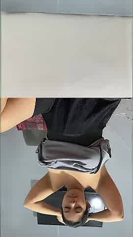 slutty angel shows her boobs and makes movie for her boss.