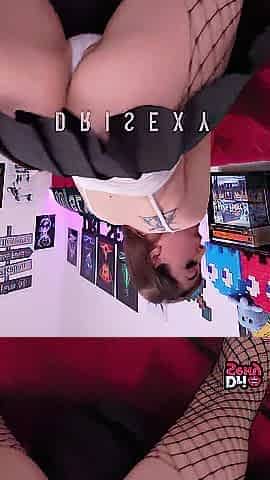 BUTT OPEN BY 22CM: AHEGAO SUCKING THE VIBRATOR MOUNTED FRONT AND BACK! I DILATED ANYTHING!