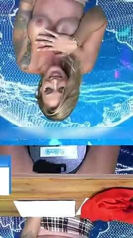Hot MILF News Anchor Reads the News While Riding a Sybian