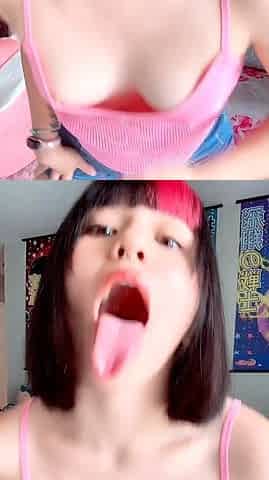 Small titted handjob lovers jerk cock