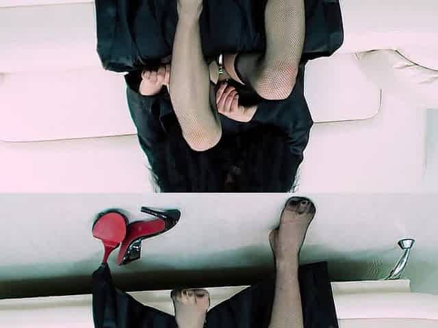 Hose & High Heels SHOW by SISSY mother I'd like to fuck - Chastity SISSYGASM - Foot Fetish Veronica Taboo