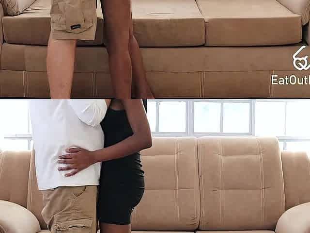SLIM AFRO Gals Twat is so TAUT IT CREAMS when BANGED by White Dong!