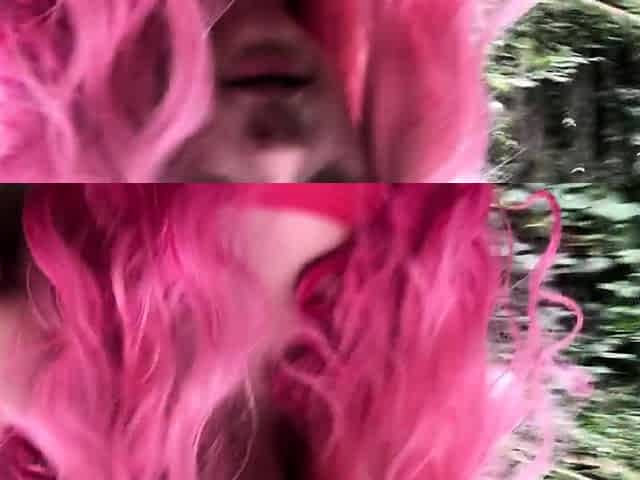 Sexy redhead ass fucked outdoors
