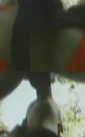 Public Park Blowjob with Cum on Tits