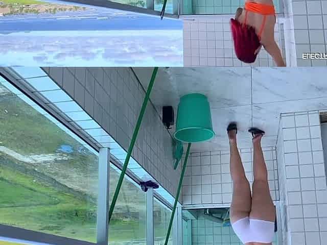 I hired this maid to clean and I had a surreal screw