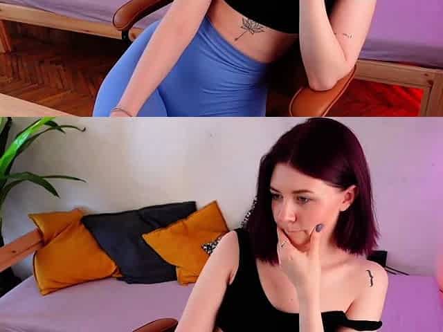 Very hot busty brunette solo masturbation on webcam