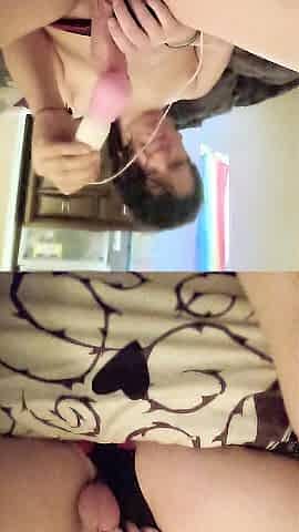 Edging with wand + ejaculation