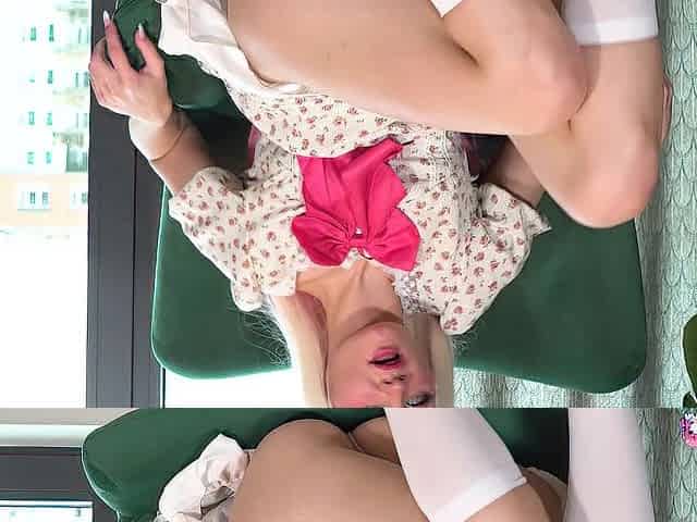 Lustful hawt beauty Daruma Rai groans as that babe bangs her cunt with a vibrator.