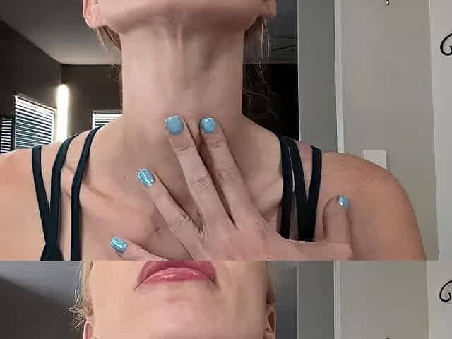 Linablackly - Food Swallowing Neck And Mouth Fetish