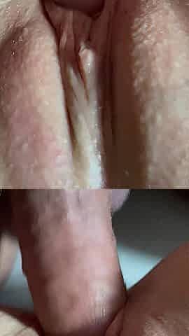 Slow missionary closeup POV