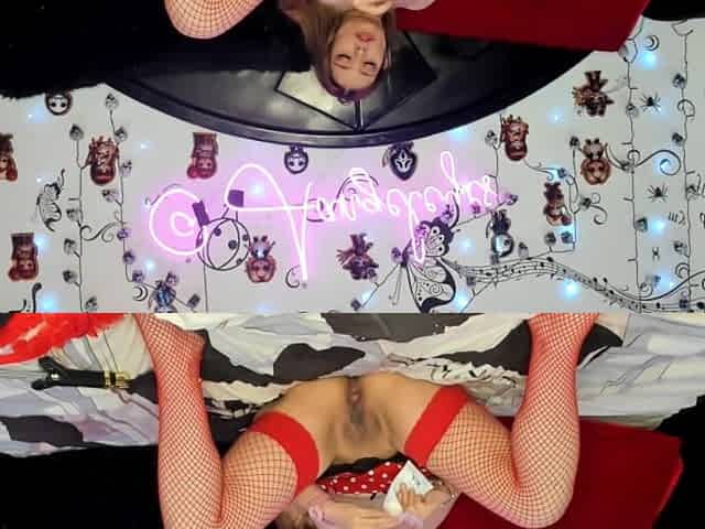 Deep Throat to an Extra Long Fantasy Toy