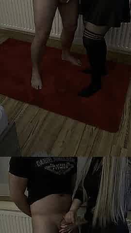 I truly wish this position.Boss,let me jerk your wang off and cum on my Leather Petticoat.