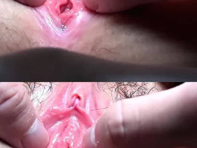 Cute amateur asian gives a wet blowjob