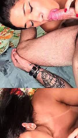That pussy full of cum. Come here and cum with me love.