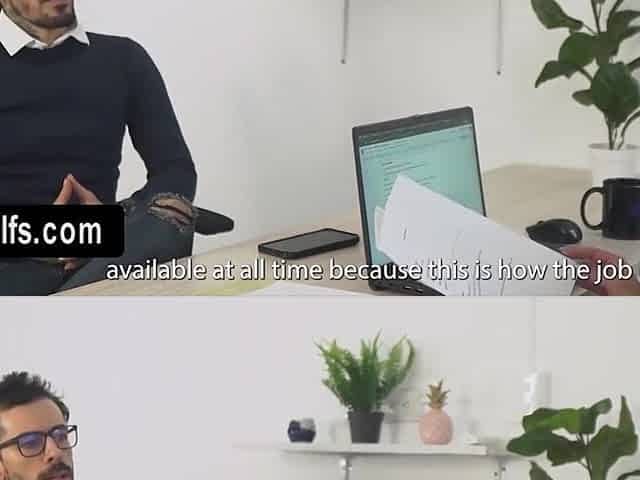 Her office leader needs to empty dat dick