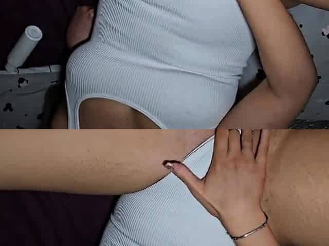 Big Cock Pleasures Horny Teen, Cums on Her Ass