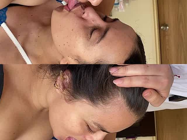 My Stepsister Sticks Her Tongue Down My Throat and Kisses Me