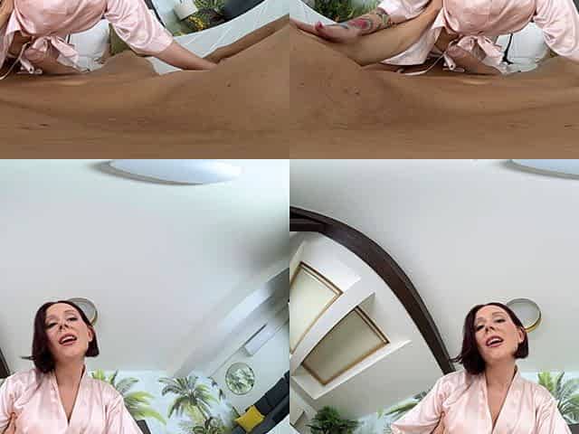 Brunette seductress working her big boobs and hot ass