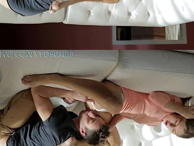 Sucking the cum from his dong