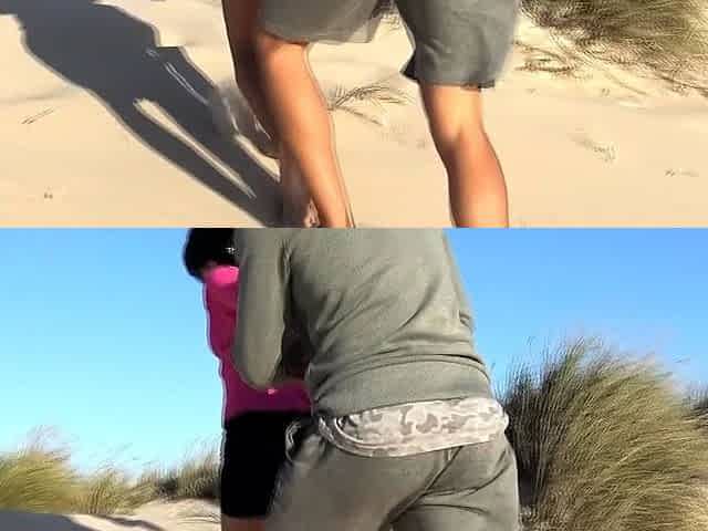 PUBLIC BLOWJOB on THE BEACH