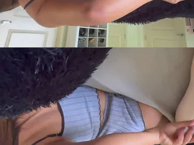 Curvy Buxom Light-skinned Ebony Babe Enjoys Her BF's Morning Wood In Different Poses