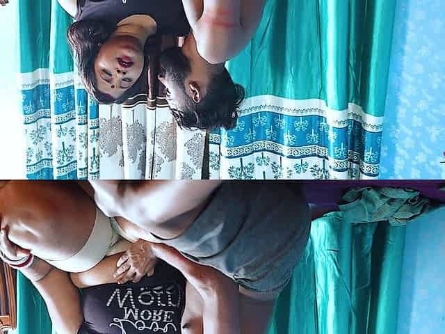 Desi New Honry Bhabhi Hardcore Fuck with Her Debar When She Was Alone at Home ( Full Movie )