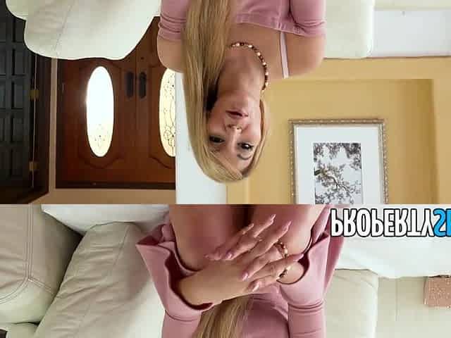 PropertySex - Spanish agent gets drilled with creampie finish